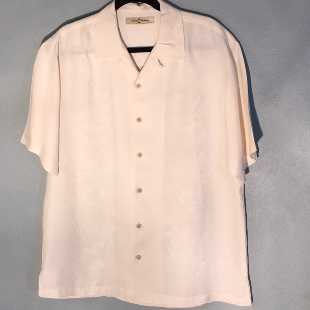 Tommy Bahama M Silk Short Sleeved Shirt